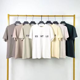 Esset T-shirt Mens T-Shirts Designer T-shirt T-shirt pour l'homme mode luxury Simplesolid Black Letter Imprimée Tshirts Couple Top Men White Shirt Casual Loose Tees WW