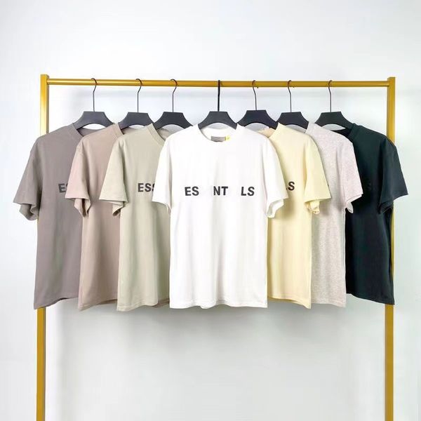 Esset T-shirt Mens T-Shirts Designer T-shirt T-shirt pour l'homme mode luxury Simplesolid Black Letter Imprimée Tshirts Couple Top Men White Shirt Casual Loose Tees WW