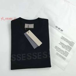 Esset Tshe Tshirt Designer T-shirts Summer Fashion de haute qualité Simplesolid Black Letter Imprimer Tshirts Couple Top Pure Cotton Men Shirt Casual Loose T-shirt Femme 1926