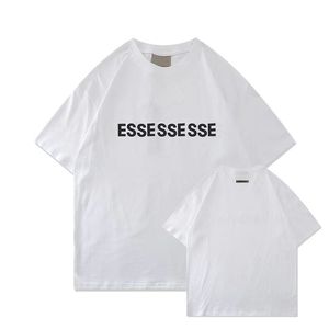 Esset Tshe Tshirt Mens T-shirt Designer T-shirts Fashion Summer Simplesolid Black Letter Imprimée Tshirts Couple Top Men White Shirt Casual Women Women Tees 276