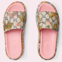 Pantoufles de styliste avec plateforme pour femmes, sandales d'été de haute qualité, chaussures de plage, de vacances, cadeaux de Festival, 18813 22426