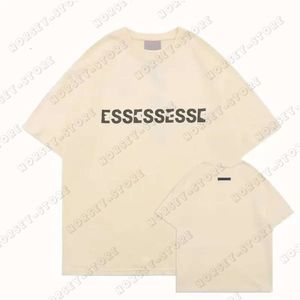 Essen Tshen Tshirt Mens T-shirt Designer T-Shirts Fashion Summer Simplesolid Black Letter Imprimée Tshirts Couple Top Men White Men Shirt Casual l 1158