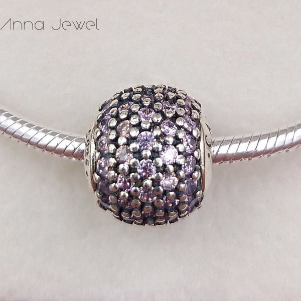 Essence series CARING Clear CZ Pandora Charms para pulseras DIY Jewlery Making Beads sueltos Joyería de plata al por mayor ﾠ 796058CZLR