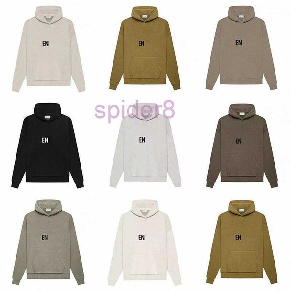 Essentail Sudadera con capucha Diseñador Suéteres de punto para mujer Manga larga Ess Sudadera con capucha Sudaderas de punto Top para hombre Traje de gel de sílice Jersey Amantes Ropa 2ST4 DZLZ