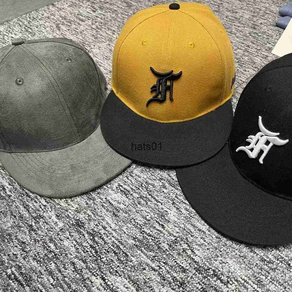 Essential Fashion Hombres y mujeres Temporada 6 Línea principal Letra estéreo Gorra de béisbol plana Sombrero de sombrilla a prueba de sol