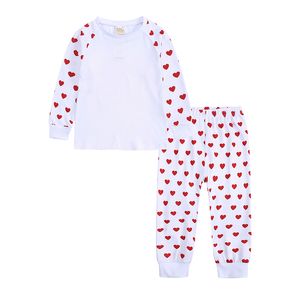 Essentiel pour la Saint-Valentin Costume pour enfants Pajamas Baby Sets Kids Clothing Boys Tops + Pantal