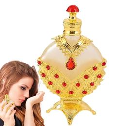 Etherische olie 12 mlHareem Al Deodorant Sultan Gold Arabes De Mujer Vintage glazen fles met etherische olie Flacon Parfumdispenser Schoonheid en gezondheid 231127