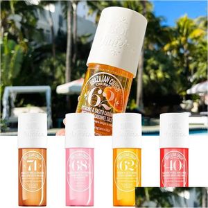 Essentiële olie Fruitige lichaamsspray Vloeistof voor lange duur Geur Geur Hydrateert de huid Hydraterende Braziliaanse draagbare 100 ml D Otyew