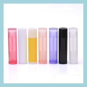 Essentiële oliën Verspreid 5G Lipstick Tube Diy Lip Balm cosmetisch monster container Lotion Chapstick Glanzen Revuleerbare flessen Drop deli dhwnv