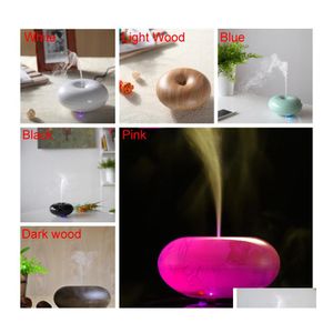 Essentiële oliën Diffusers Aroma Oil Diffuser Trasonic Cool Mist Luchtbevochtiger 7 Kleur Veranderlijk Led Night Light Dh1143 T03 Drop del Dhfnm