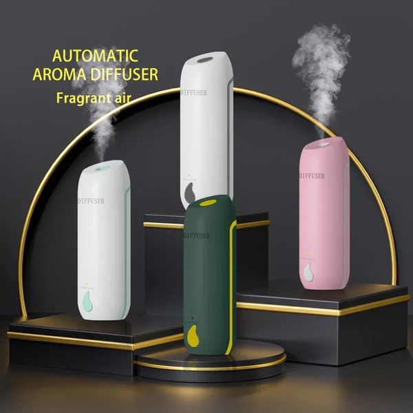 Difusores de aceites esenciales Máquina de aromaterapia Pulverización automática programada Fragancia Perfume para el hogar Inodoro Desodorizante Difusor purificador de aire 231026