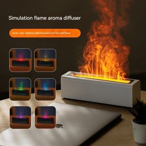 Essentiële Oliën Diffusers Kleurrijke Simulatie Vlamverspreider USB Plug-in Geur Kantoor Thuis Bevochtiging 231116