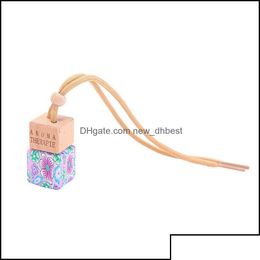 Diffuseurs D'huiles Essentielles Diffuseurs D'huiles Essentielles Parfums De Maison Décor Jardin 8 Ml Imprimé Mode Lanyard Voitures Par Bouteille Creative Dh6Mg