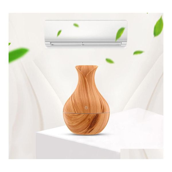 Diffuseurs d'Huiles Essentielles Usage Domestique 130Ml Usb Électrique Aroma Air Diffuseur Humidificateur Huile Aromathérapie Cool Mist Maker Dh1142 T03 Drop Dhafx