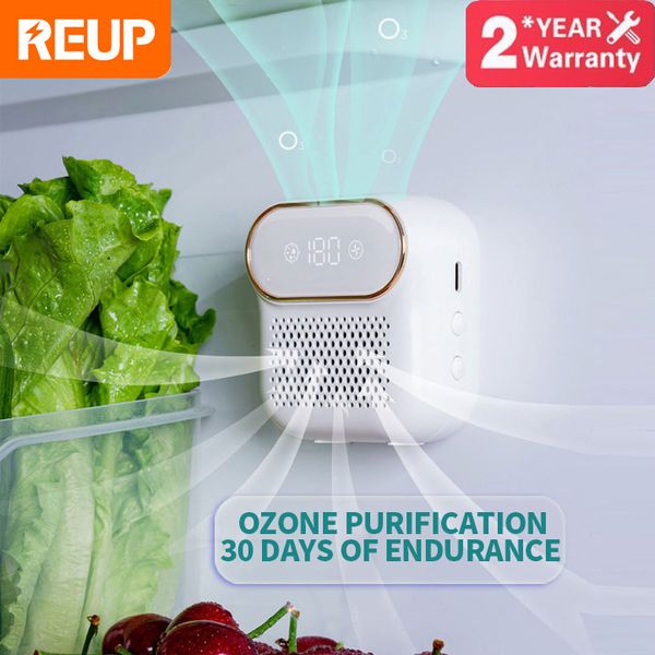 Diffuseurs d'huiles essentielles Réfrigérateur Désodorisant Stérilisateur Ménage Cuisine Générateur d'ozone Purificateur d'air Garder au frais Déodorant rechargeable 230617