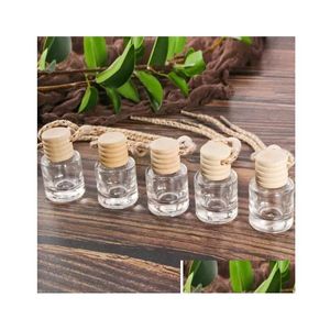 Diffuseurs d'huiles essentielles en gros voiture par bouteille maison pendentif ornement désodorisant pour parfum bouteilles en verre vides goutte livrer Dh9Xl