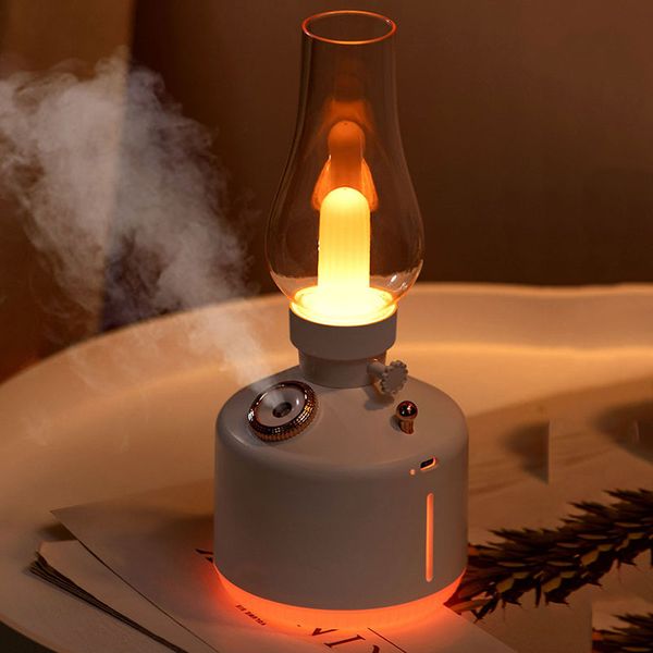 Diffuseurs d'huiles essentielles ZL0374 Rechargeable Silent Time Light Aromathérapie Humidificateur Portable Humidificador Fogger Mist Maker Couleur Mood Lighting