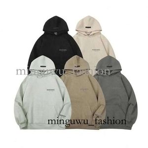 Essentialhoodies Hoodie Heren Hoodies Sweatshirts Designer Heren Essent Pullover Oversized Tops Jumper Reflecterende Letter Afdrukken Maat 489