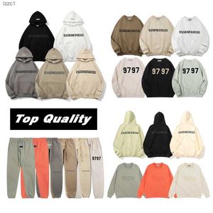 Essentialhoody Designer Heren Dames Essentails Hoodie Suits Streetwear Pullover Sweatshirts Tops Kleding Capuchon Hoge kwaliteit Essentialsweatshirts