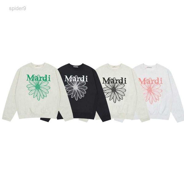 Essentialhoody Hoodies Sweatshirts High Version 400G Mardi Korea East Gate Little Daisy Multi Flower Brodery épaule avant en automne Pull à manches longues