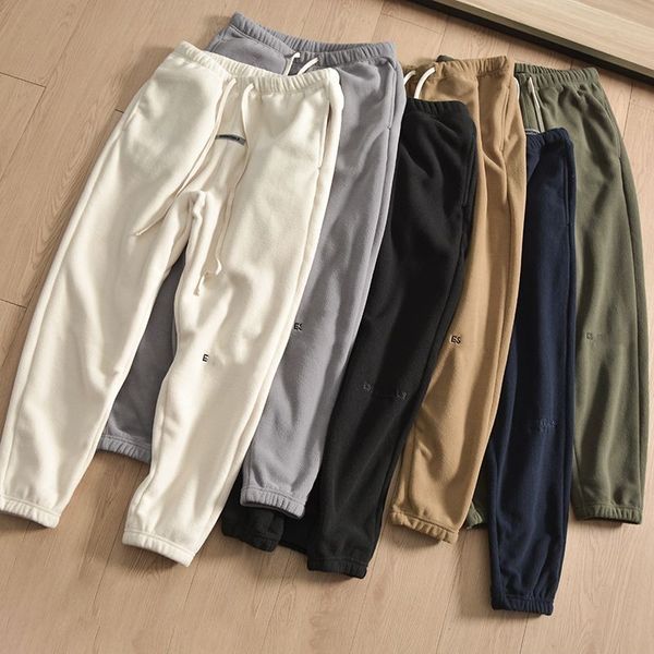 Essentialhoody Hommes Femmes Pantalons Designer Pantalons de survêtement Essentialsweatpants Imprimer Sport Pantalon High Street Joggers Agneau Cachemire Survêtement Épais Pantalon Chaud