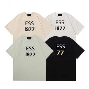 ESSENTIALS chemises cp t-shirt designer mens t-shirt Summer American High street letter imprimé à manches courtes en vrac couple masculin et féminin T-shirt taille S-XL