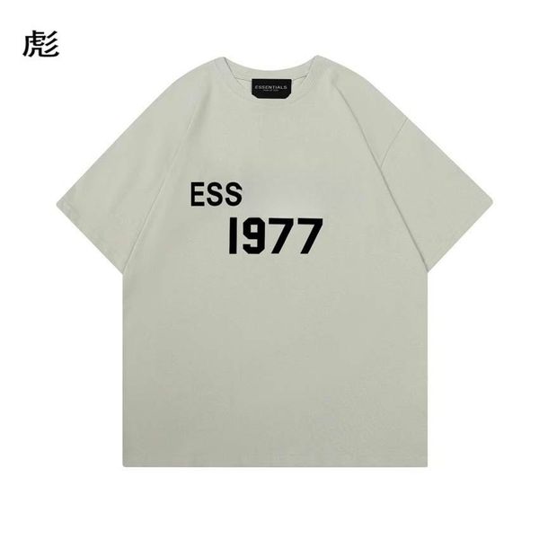 ESSENTIALS chemises Stock 2023 été nouveau FOG double ligne ESSENTIALS couple hommes et femmes lâche T-shirt lettre manches courtes hommes t-shirt designer taille S-XL