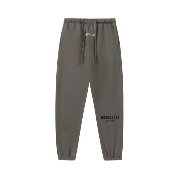 Essentialsclothing pantalones de chándal de diseñador pantalones para hombre pantalones joggers unisex algodón holgado dibujo relajado negro avena gris hip hop Pantalón de culturismo