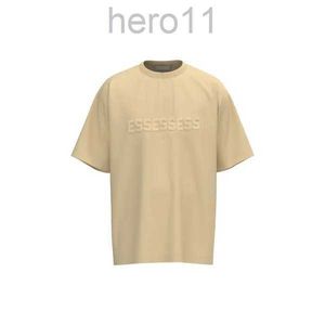 Essentialshoodie Shirt Designer Mens T-shirts Tees Imprimir Ess Manga corta Pecho Carta Oversize Casual T-shirt Essentialsweatshirts 465 X56Q