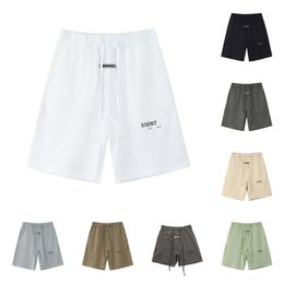 EssentialShorts 1977 shorts de haute qualité Terry Material Fashion Coton Designer Shorts Men Essenshorts Sports Loose Linee Longueur LETTRE CASSORATIQUE Sum