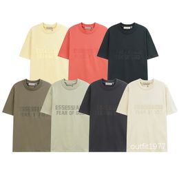EssentialShorts T-shirt Mens Designer T-shirt Fog Shirt Clothing Summer 1977 Designer Tshirts 100% Cotton 230g