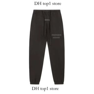 EssentialSpants Designer Sweatpants Mens Dames broek broek Losse Jet Black langwerpige trekkoord