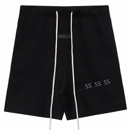 essentialsshort sweatshort Shorts d'été hommes et femmes pantalons de survêtement lettre imprimée de haute qualité rue Hip Hop Shorts décontractés encre GOLD HEATHER pantalon de sport de luxe pantalon