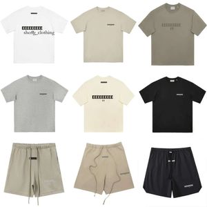 EssentialShorts T-shirt Mens Shirt Coton Lettre imprimé Shirt Summer pour hommes et femmes Vêtements T-shirt Coton Colon