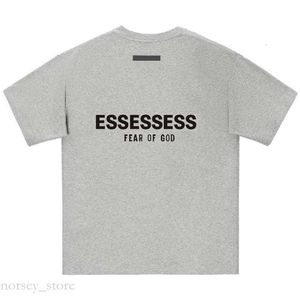 Essentialsweatshirts Designerchest Lettre Laminé Imprimer Lâche Oversize Casual T-shirt Coton Tops pour Hommes et Femmes Essentialsshirt 703