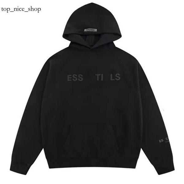 EssentialSweatShirts Set Men Men Sweat Sweat-sweat sweat-shirt en t-shirt lâche de style de style épais de style épais