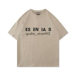 Essentialsweatshirts Delen Spelen Mode Heren T-shirts Designer Shirt Casual T-shirt Katoen Borduren Korte Mouw Zomer T-shirt 830