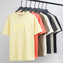 EssentialSweatshirts T-shirt 1977 Mens Designer T-shirt Women Tshirt Fog Shirt Summer Clothing Designer Tshirts 100% Cotton 230g US SIZE S-XXL
