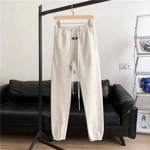 EssientialSpant herenbroeken plus pluche ess dezelfde stijl achtste seizoen dubbele lijn lange broek fgo high street losse casual pant casual meer dan 3865