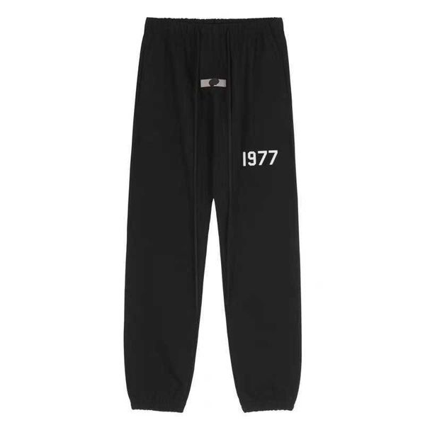 Pantalon masculin d'EssientialSpant plus en peluche essai même style huitième saison pantalon long pantalon fgo high street lâche pantalon décontracté plus 7707