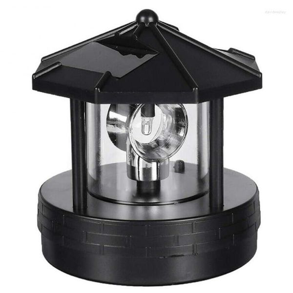 Est solaire LED phare rotatif lumière jardin cour pelouse lampe éclairage extérieur décoration de la maison goutte