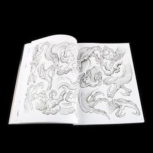 est Tattoo Boek Dragon Claws Accessoires door Body Art Patroon Duidelijke lijnen Ontwerpsjabloon Album Artiest 240318