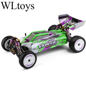 WLtoys 104002 110 24G 60KMH RC Auto Highspeed Vierwiel Outdoor Offroad Drift Elektrische Borstelloze Motor Racing Gift 240327