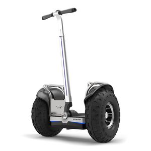 ESWING ES6 + City Scooter eléctrico autoequilibrado de dos ruedas Tipo todoterreno Neumático de 19 pulgadas GPS incorporado con control de aplicación Bluetooth - Negro