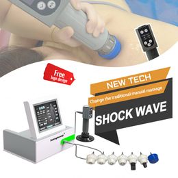 ESWT Extracorporeal Shock Wave Therapy Machine met 7 hoofdpijnverlichting ED Behandeling Body Massager Shockwave Fysiotherapie-apparaat