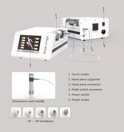 ESWT fysieke schokgolf therpay home gebruik pijnverlichting fysiotherapie apparatuur shockwave machine naar erectiestoornissen