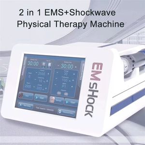 Machine de thérapie magnétique 2 en 1 EMS Shockwave ESWT Onde de choc Équipement physique Traitement de la dysfonction érectile Système de relaxation musculaire Système de soulagement de la douleur