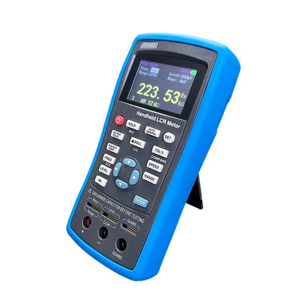 ET432 Contacitance Inductance Resistance METER TESTER CONTINULLEMENT RÉGLABLE PRIDGE DIGITAL LCRAUX ET430 ET431 ET433