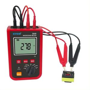 ETCR3640 Precisie 4 Draad Milliohm Meter Klem Aarding Weerstand Tester Stroomtang Voor Transformers Wikkelingen