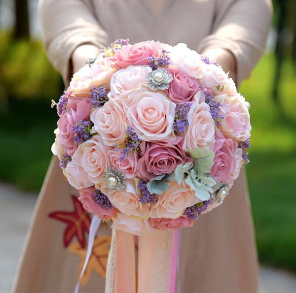 Fournitures de mariage ange éternel, Bouquets de Simulation de fleurs, boîte à bonbons, paquets rouges, qualité d'exportation